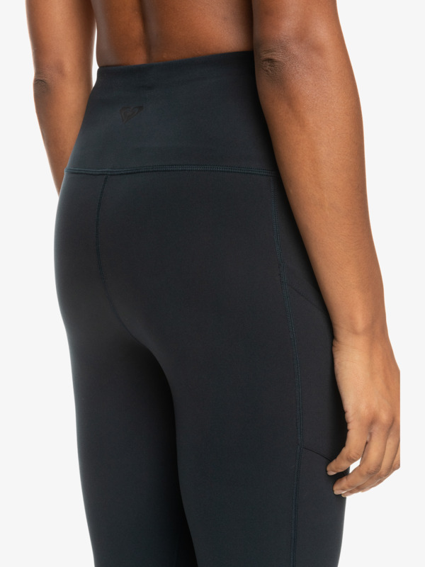 2 Heart Into It Ankle - Sport Leggings for Women Black ERJNP03690 Roxy