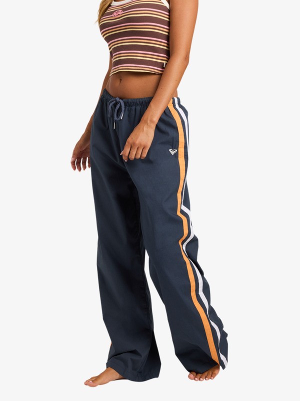 8 Welcome Home - Cal&ccedil;as de perna larga para Mulher Azul ERJNP03701 Roxy