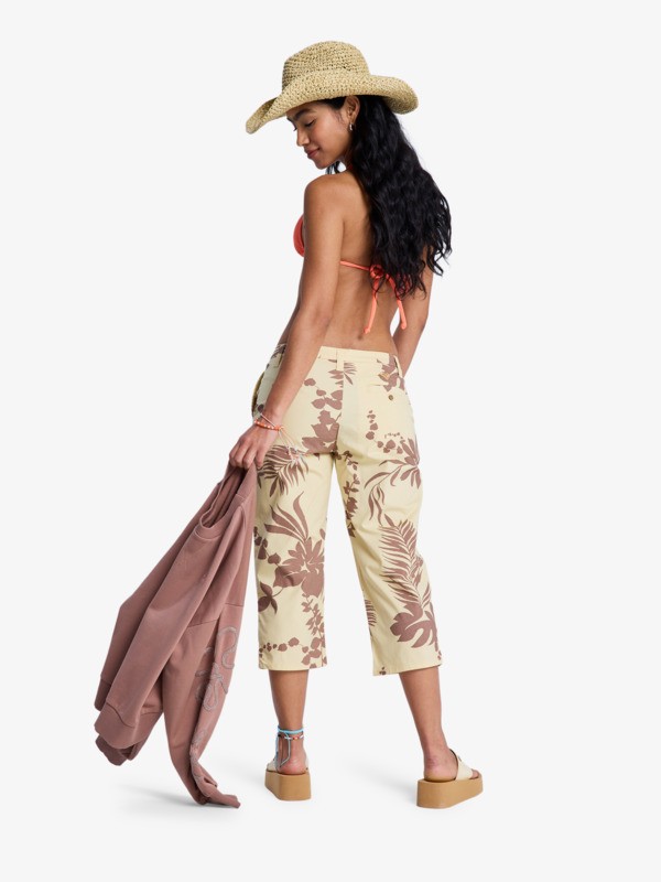 6 Sunset Memories Printed Yellow ERJNP03703 Roxy