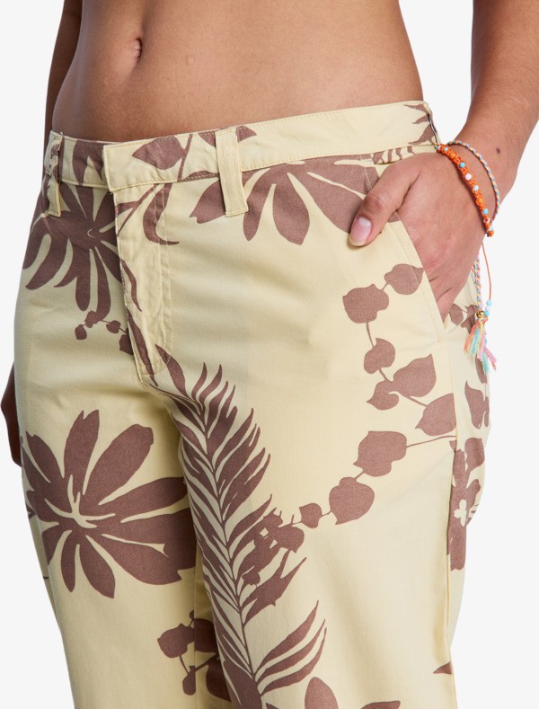 3 Sunset Memories Printed Yellow ERJNP03703 Roxy