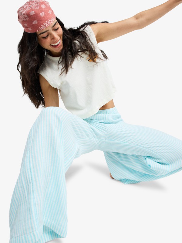 5 Sun Spell - Elastische Hose f&uuml;r Frauen Weiss ERJNP03705 Roxy