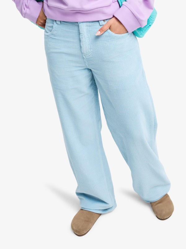 0 Dawn Patrol Corduroy - Kordhose für Frauen Blau ERJNP03708 Roxy