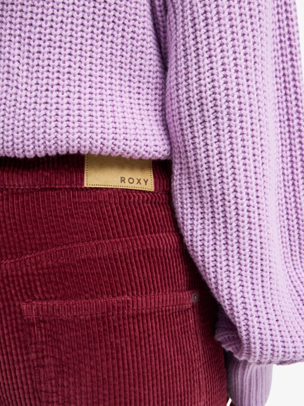 6 Dawn Patrol Corduroy - Corduroy Trousers for Women Red ERJNP03708 Roxy