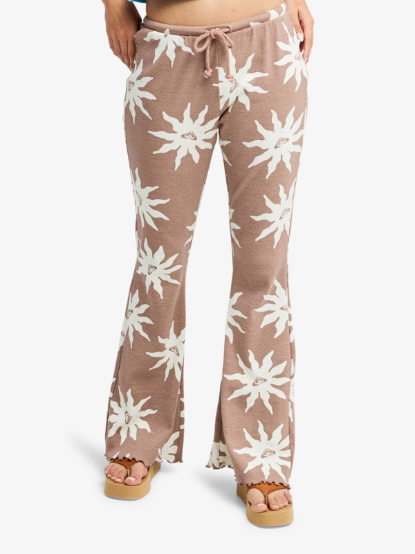 6 Chasing Tan - Pantalon &eacute;vas&eacute; pour Femme Marron ERJNP03751 Roxy