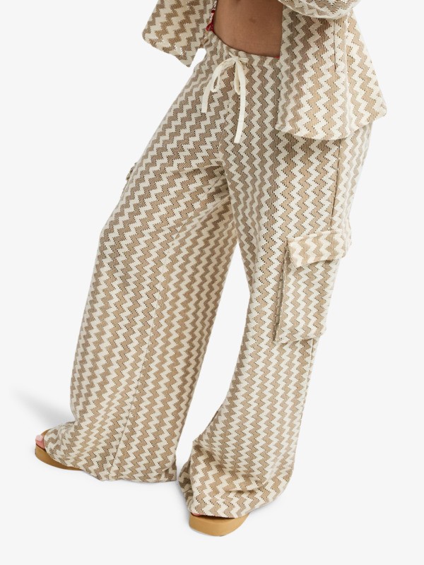 0 Charm The Snake - Elasticated Trousers for Women Brown ERJNP03752 Roxy