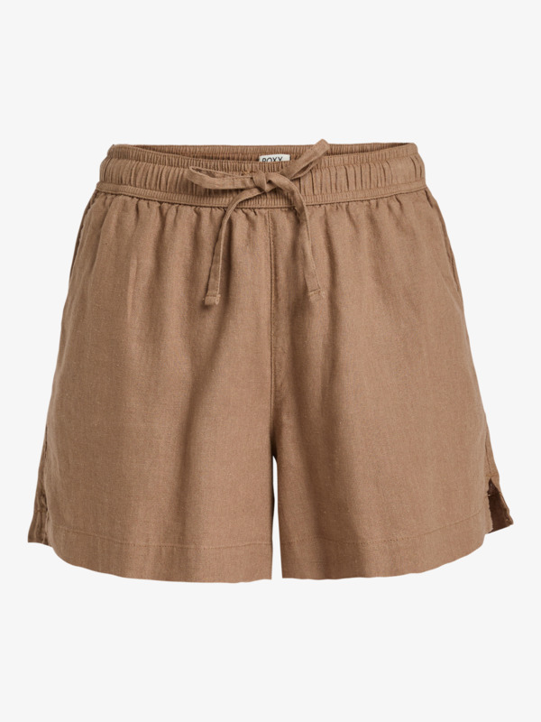 6 Lekeitio Break - Beachshort met Elastische Taille voor Dames Brown ERJNS03490 Roxy