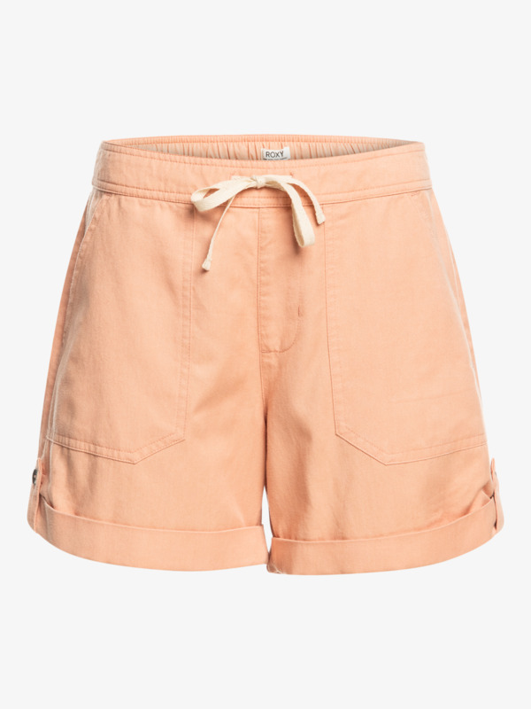 5 Sweetest Life - Short casual con cintura elástica para Mujer Beige ERJNS03495 Roxy