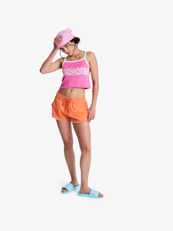 3 Scenic Route - Short à taille élastique pour Femme Rose ERJNS03534 Roxy