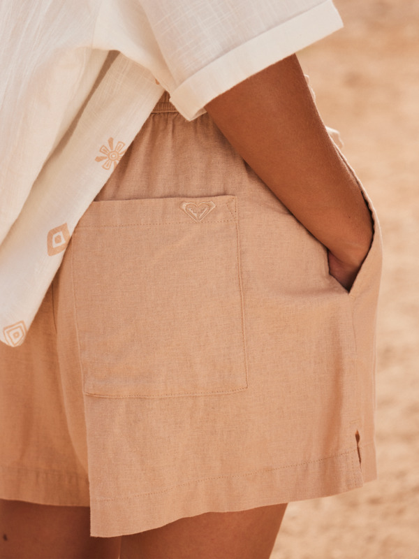 3 Lekeitio Break - Strandshort voor Dames Beige ERJNS03536 Roxy