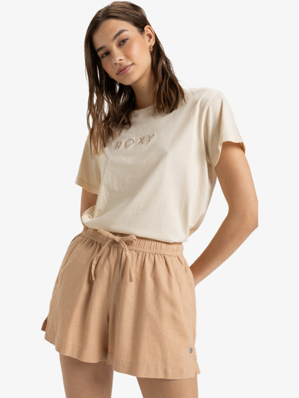 6 Lekeitio Break - Short léger pour Femme Beige ERJNS03536 Roxy