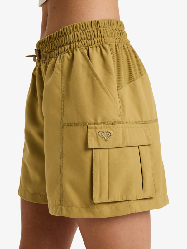 6 Boundless Spirit - Sport Shorts for Women Beige ERJNS03568 Roxy