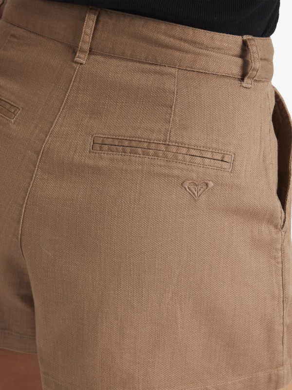 9 Attractive Light - Chino-Shorts für Frauen Braun ERJNS03578 Roxy