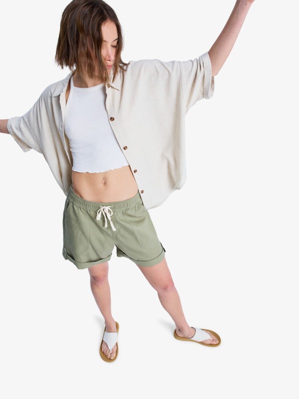 6 Sweetest Day - Lässige Shorts für Frauen Grün ERJNS03588 Roxy