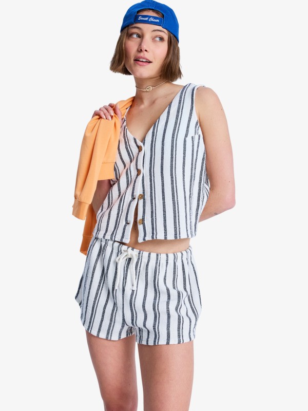 0 Sunkissed Spirit - Elastische Short voor Dames White ERJNS03623 Roxy