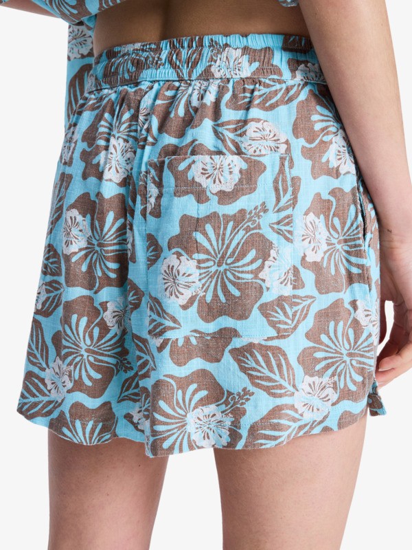 3 Lekeitio Break High Slub - Strandshort voor Dames Brown ERJNS03624 Roxy