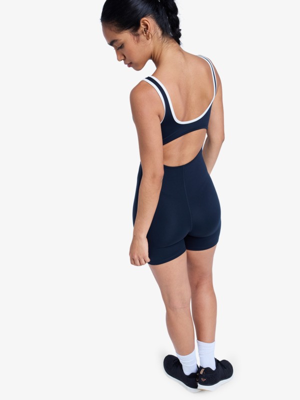 3 Heart Into It - Workout-Einteiler f&uuml;r Frauen Schwarz ERJNS03635 Roxy