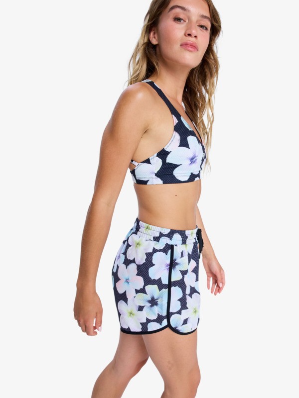 1 Everyday Flow - Short taille &eacute;lastique pour Femme Noir ERJNS03641 Roxy