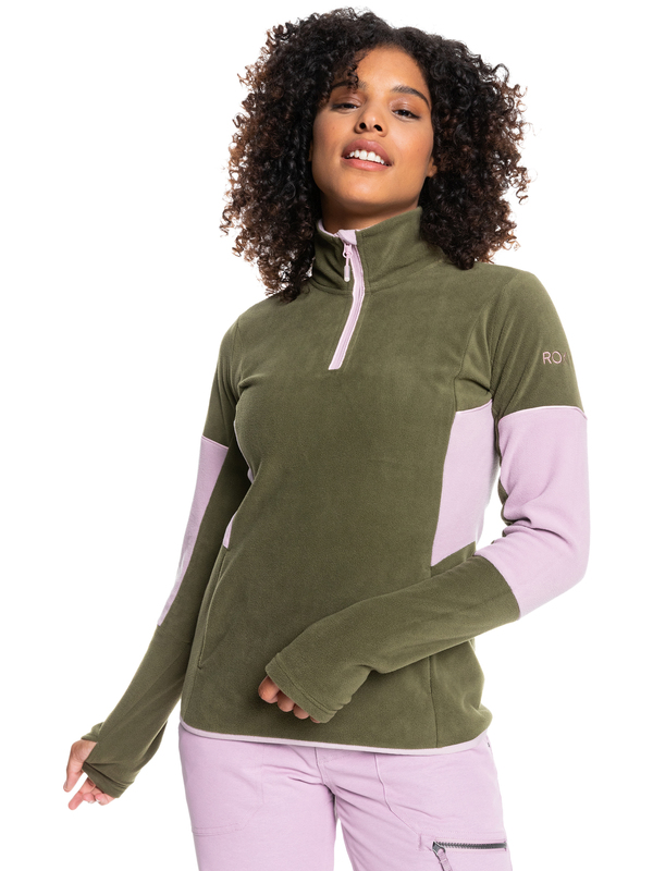0 Sayna - WarmFlight® Fleece for Women Green ERJPF03072 Roxy