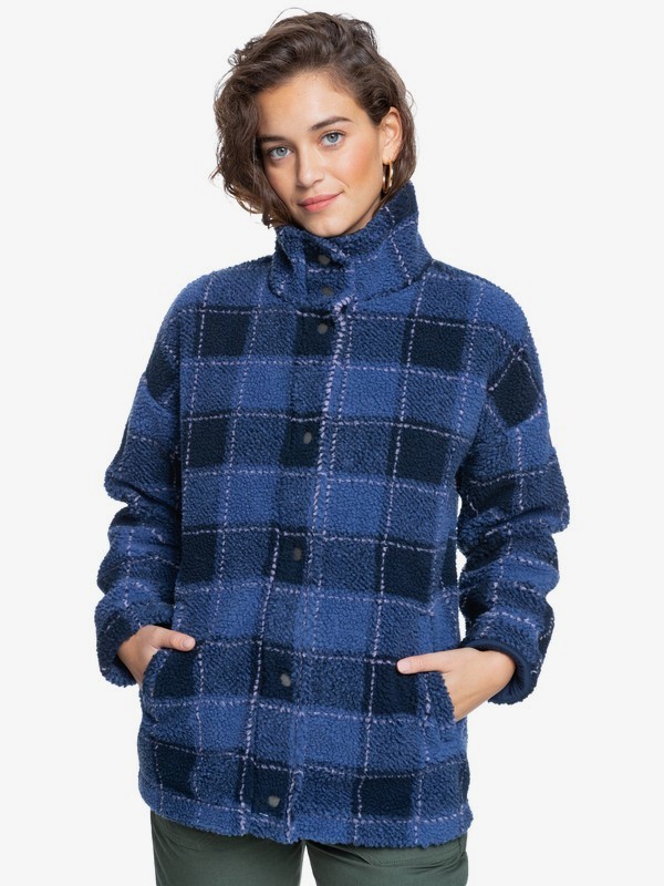 3 Set Your Sights - Sherpa Jacket for Women  ERJPF03081 Roxy