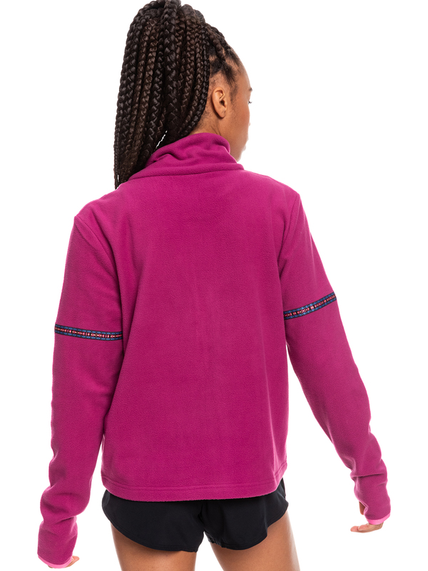 5 Easy Like A Hike - Fleece mit Reißverschluss für Frauen Rosa ERJPF03091 Roxy