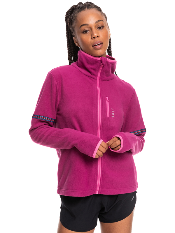 0 Easy Like A Hike - Fleece mit Reißverschluss für Frauen Rosa ERJPF03091 Roxy