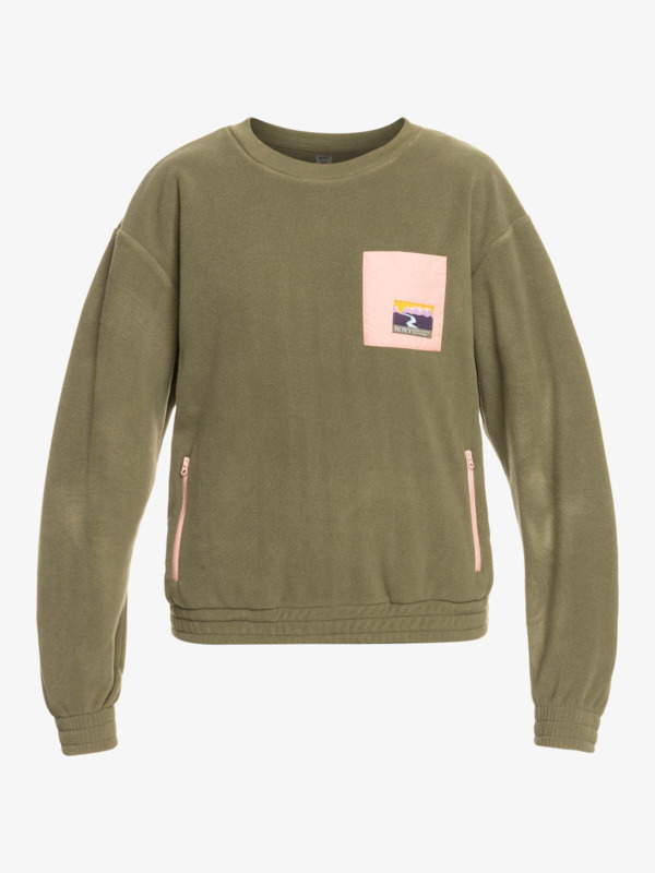 5 Beautiful Madness - Technical Fleece for Women Beige ERJPF03106 Roxy