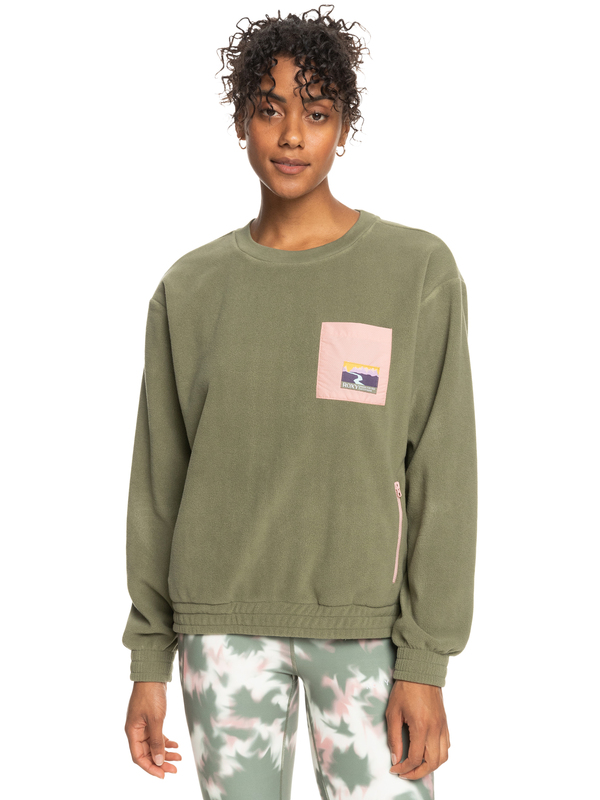 0 Beautiful Madness - Technical Fleece for Women Beige ERJPF03106 Roxy