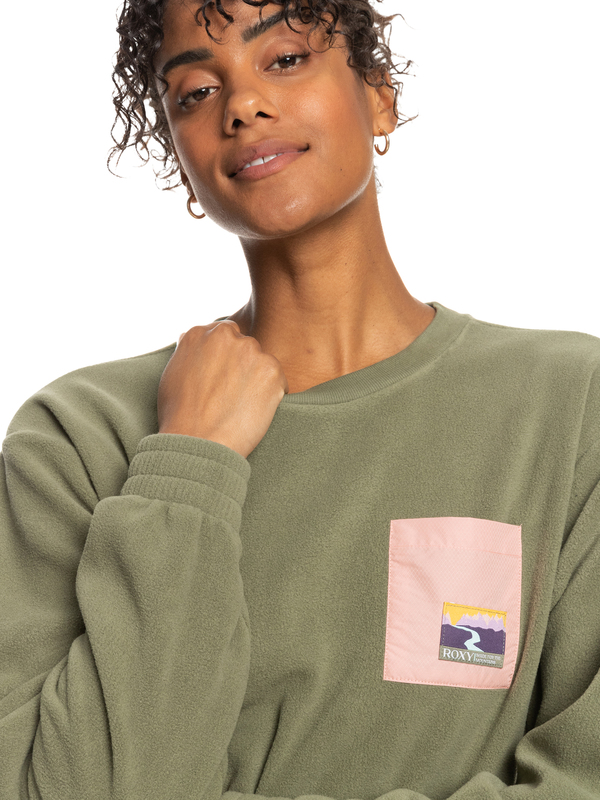 2 Beautiful Madness - Technical Fleece for Women Beige ERJPF03106 Roxy