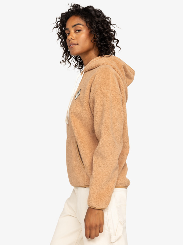 1 Cool Calling - Sweat à capuche pour Femme Marron ERJPF03168 Roxy