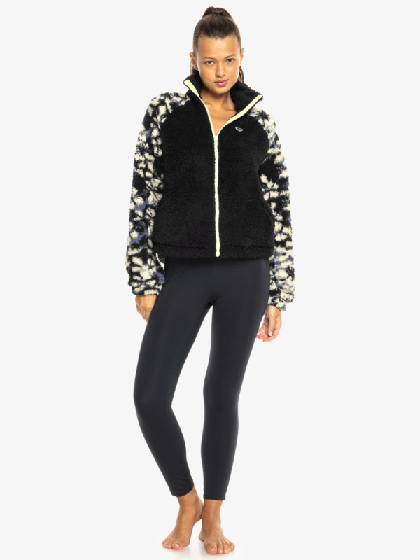 3 Waves Of Warmth - Sport Sweater voor Dames Black ERJPF03186 Roxy