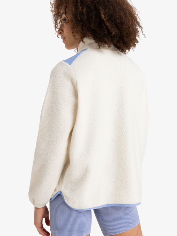 4 Waves Of Warmth - Sport Pullover Sweater for Women White ERJPF03196 Roxy