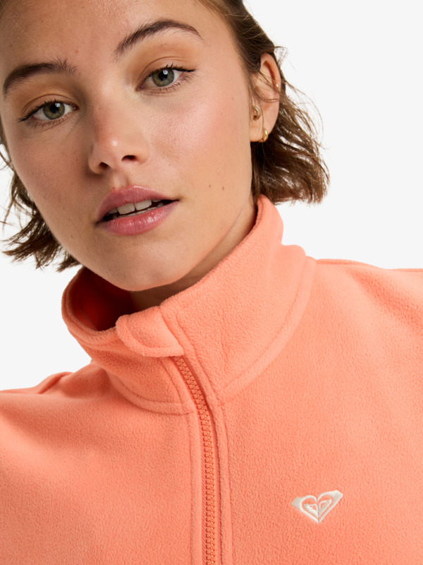 4 Waves Of Warmth Half Zip - Sport Jumper for Women Orange ERJPF03203 Roxy