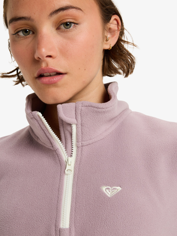 4 Waves Of Warmth Half Zip - Sport Jumper for Women Purple ERJPF03203 Roxy