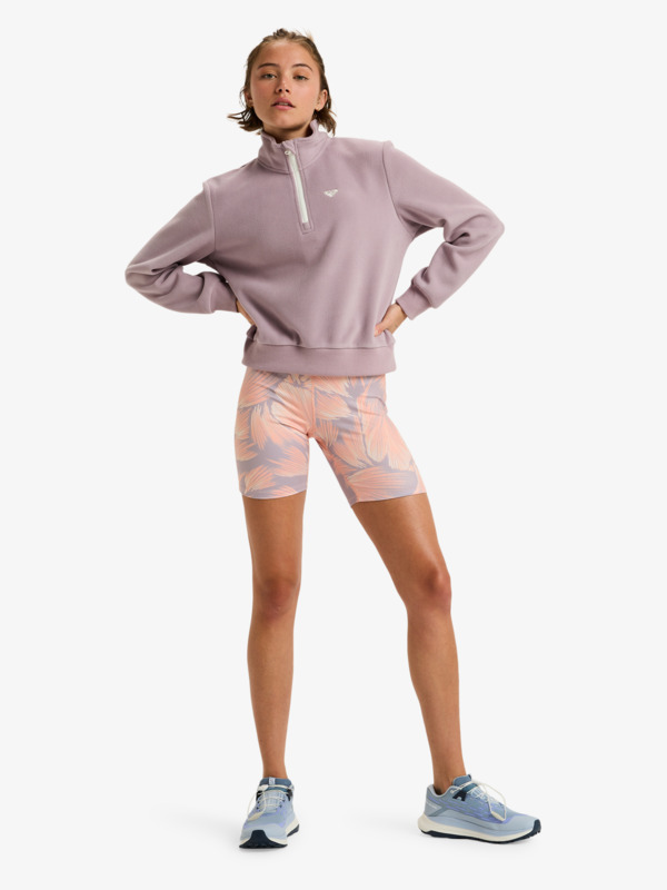 2 Waves Of Warmth Half Zip - Sport Jumper for Women Purple ERJPF03203 Roxy