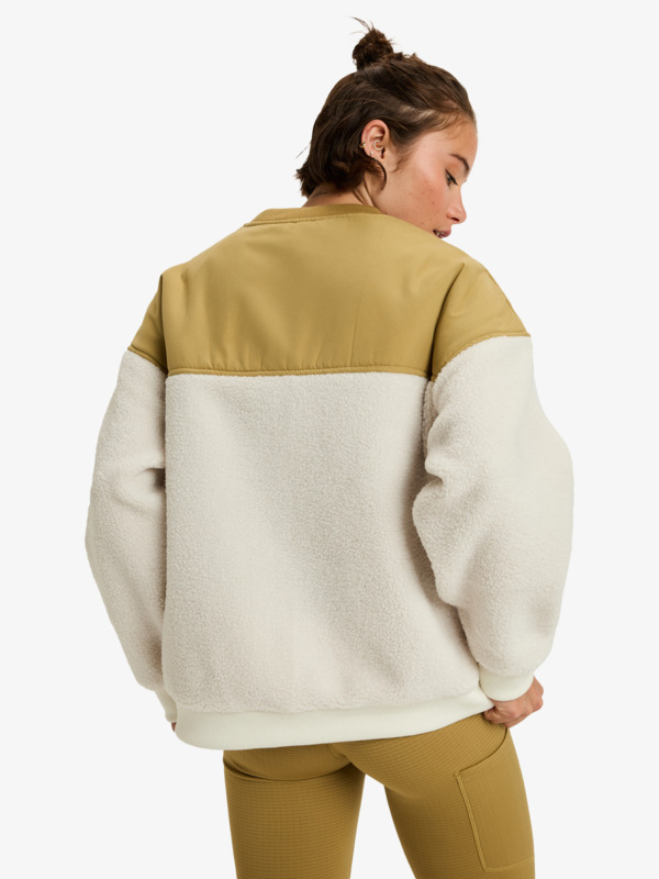 4 Waves Of Warmth Layered - Maglione sportivo da Donna White ERJPF03217 Roxy