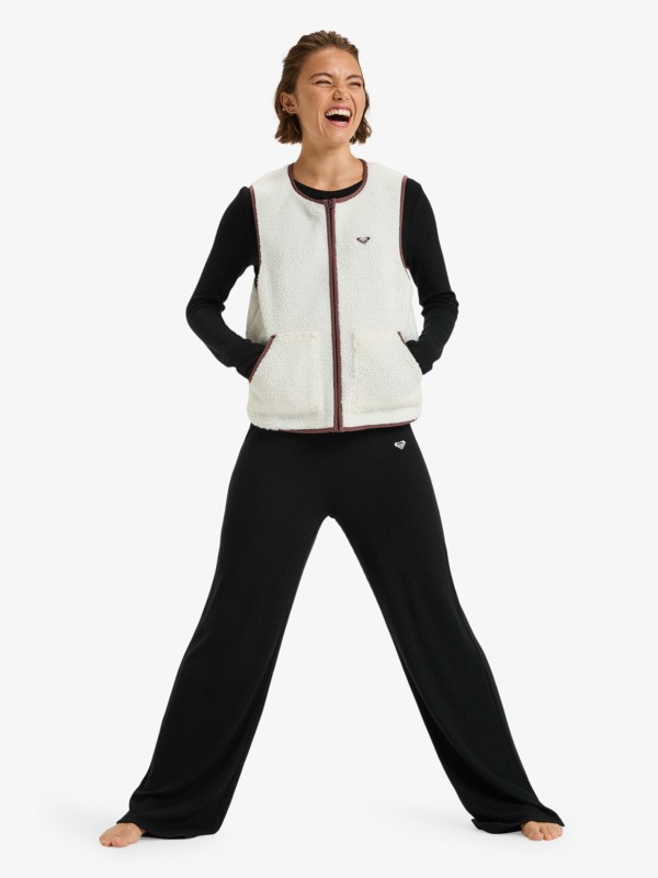 2 Waves Of Warmth Easy - Sporttop voor Dames White ERJPF03218 Roxy