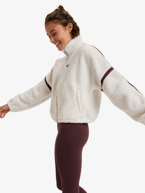 1 Boundless Spirit Zippered - Sporttrui voor Dames White ERJPF03220 Roxy
