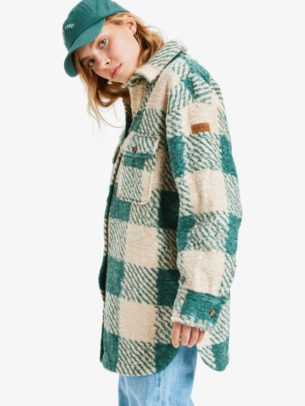 1 Over And Above - Giacca in pile da Donna Beige ERJPF03239 Roxy