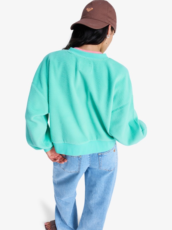 5 Chill Story - Polaire en sherpa pour Femme Vert ERJPF03248 Roxy