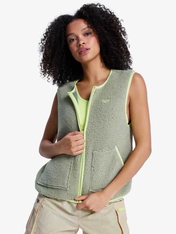 0 Boundless Spirit - Smanicato in felpa da Donna Green ERJPF03252 Roxy