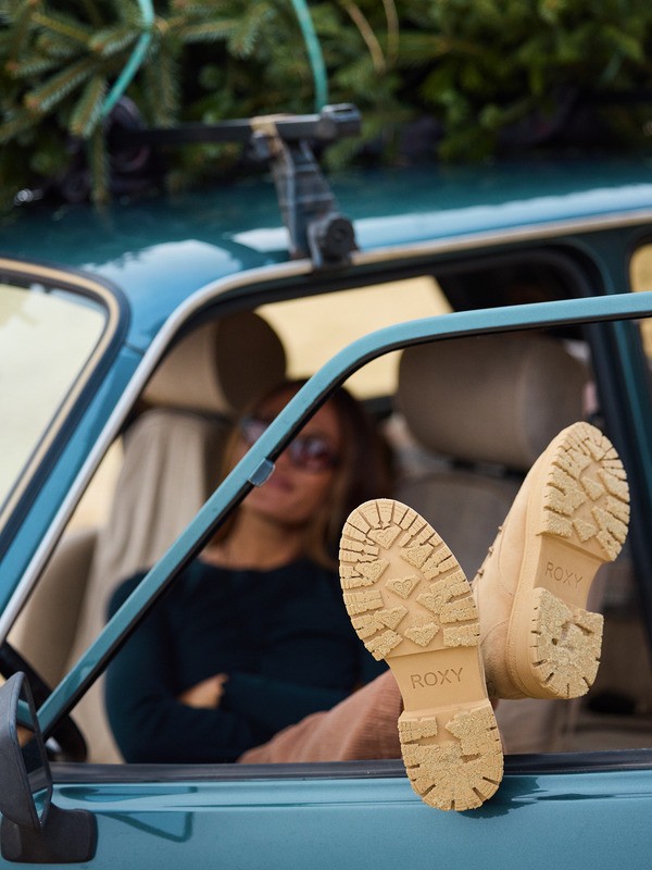 1 Work It Low - Lederschuhe für Frauen Beige ERJS700004 Roxy