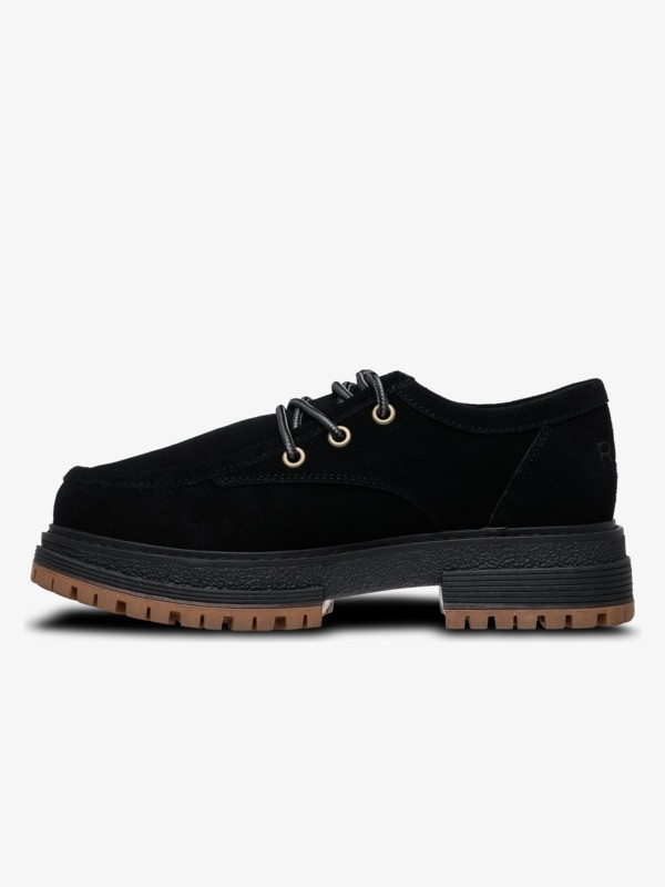 3 Work It Low - Scarpe di pelle da Donna Black ERJS700004 Roxy