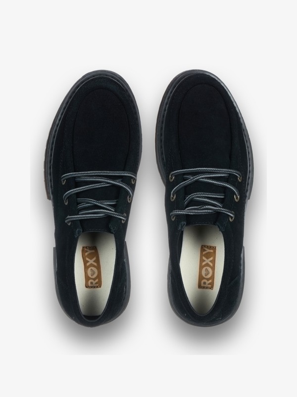 4 Work It Low - Scarpe di pelle da Donna Black ERJS700004 Roxy