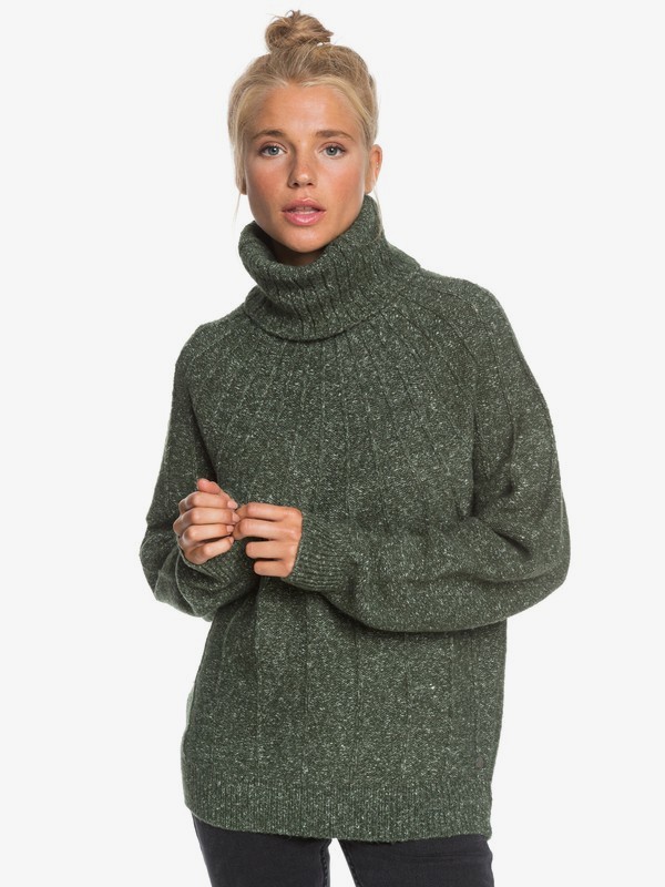 Love Last Forever Turtle Neck Jumper for Women Roxy