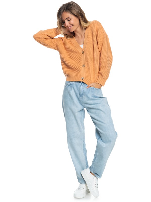 3 Wonder Time - Long Sleeve Cardigan for Women  ERJSW03506 Roxy