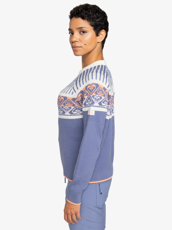 1 Cozy Sound - Sweater for Women Blue ERJSW03605 Roxy