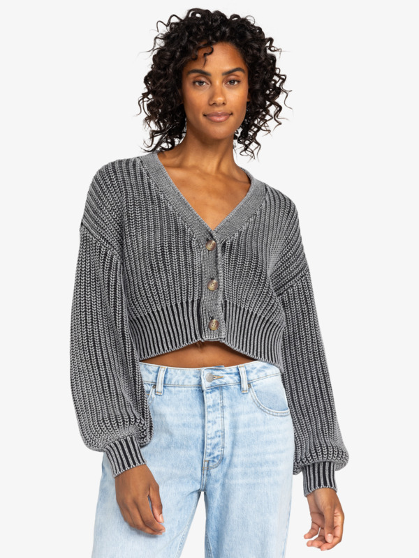 0 Sundaze Washed - Cardigan for Women Black ERJSW03619 Roxy