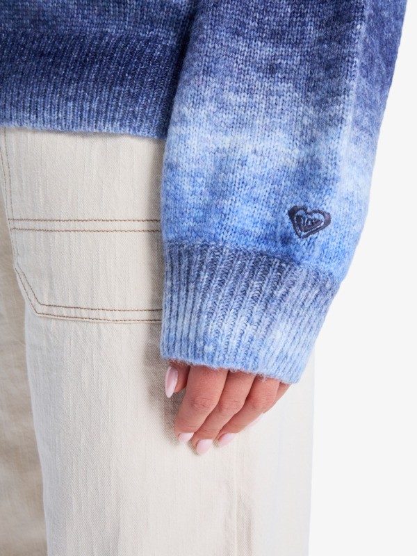 2 Love Again - Pull à col rond pour Femme Bleu ERJSW03672 Roxy