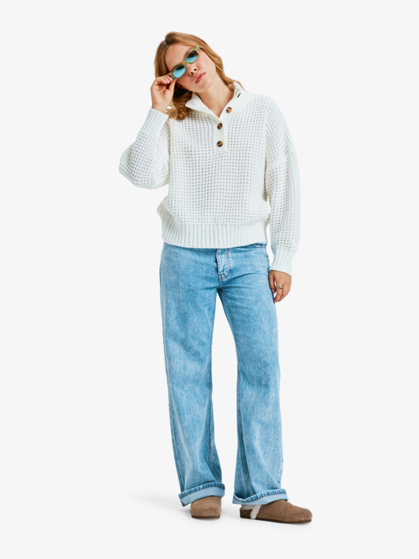 4 Coldness Days - Maglia da Donna White ERJSW03685 Roxy