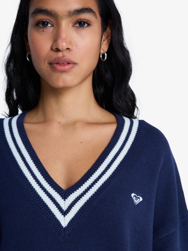 2 Surf School - Pull pour Femme Bleu ERJSW03690 Roxy